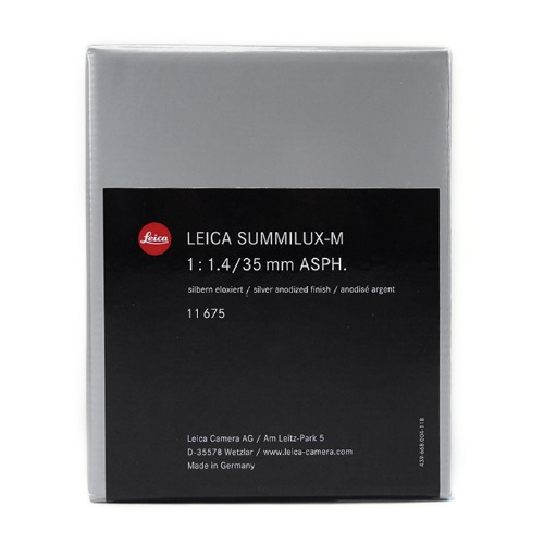 [미사용 신품] M 35/1.4 Summilux ASPH 6bit FLE (Silver)