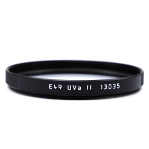 [위탁] Leica Filter UVa II E49 Black
